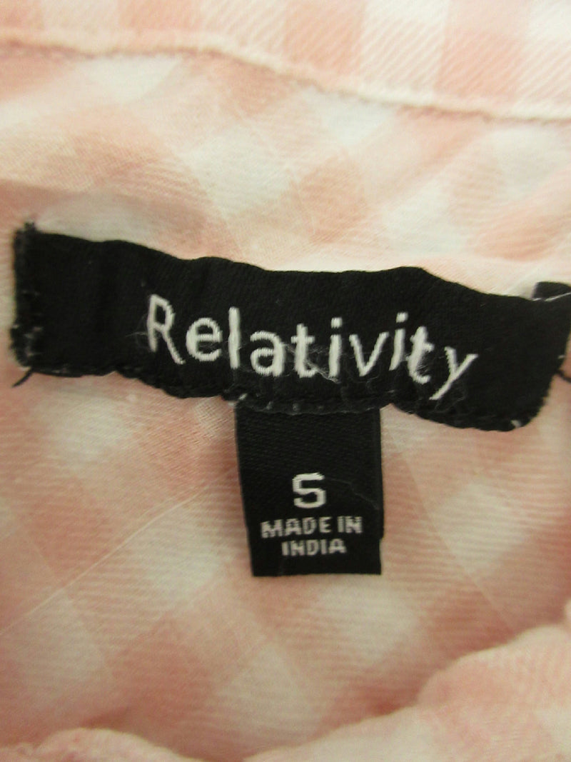 Relativity Button Down Shirt Top