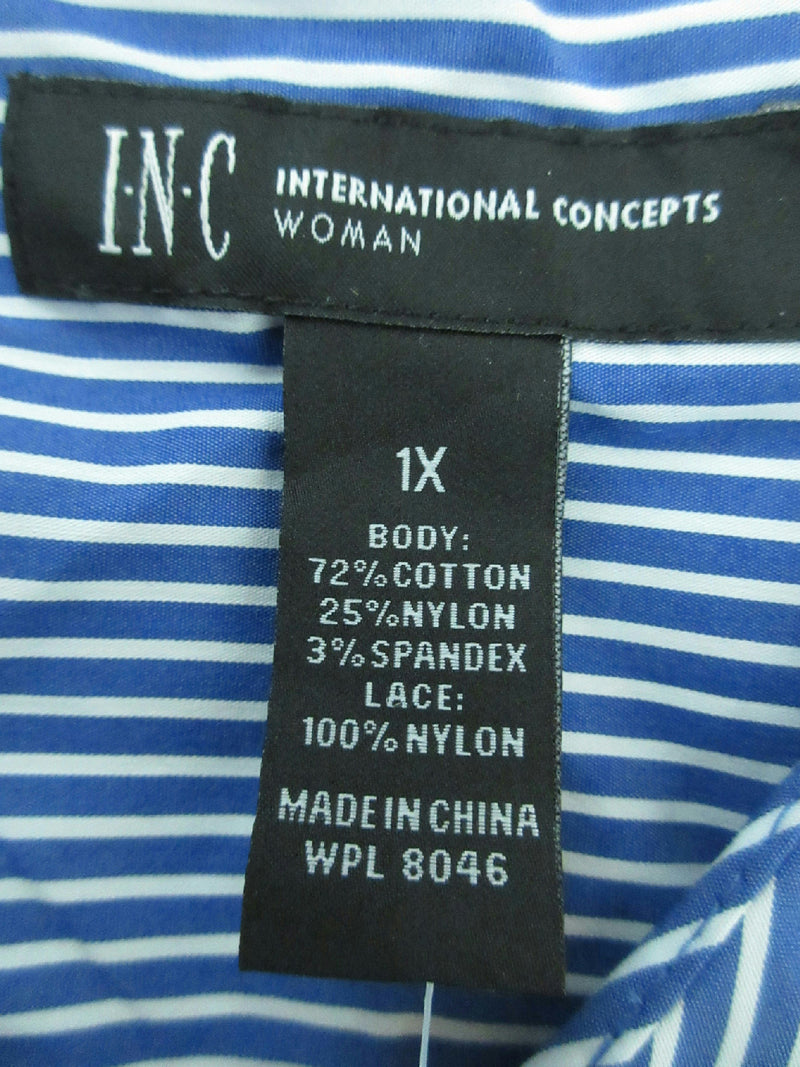 INC International Concepts Button Down Shirt Top