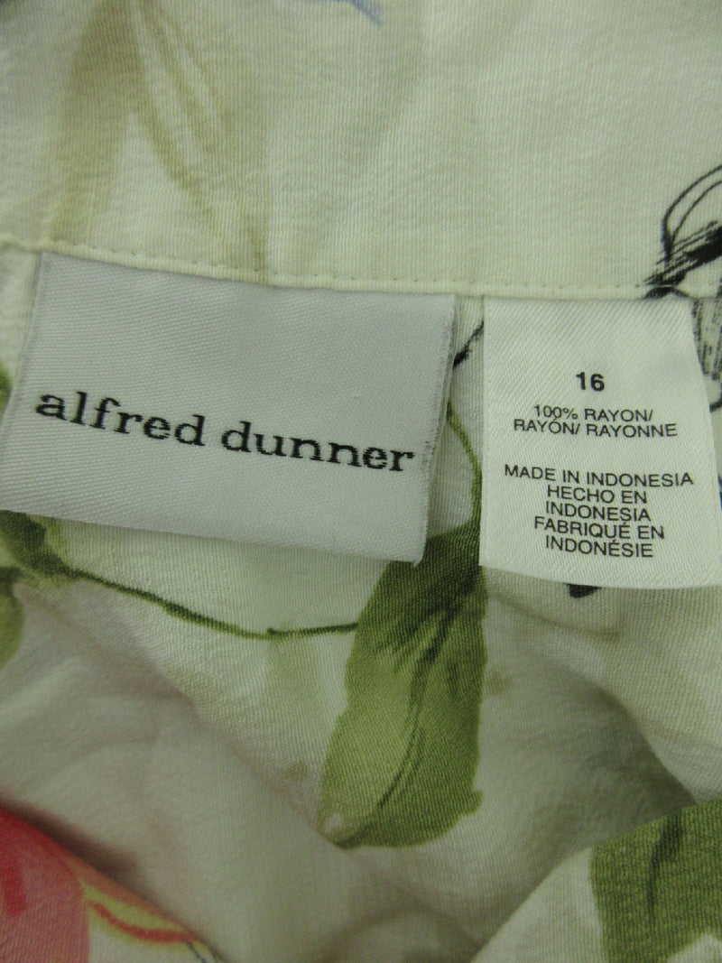 Alfred Dunner Button Down Shirt Top
