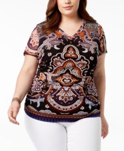 INC International Concepts Blouse Top