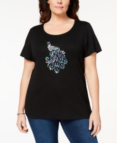 Karen Scott T-Shirt Top  size: 1X