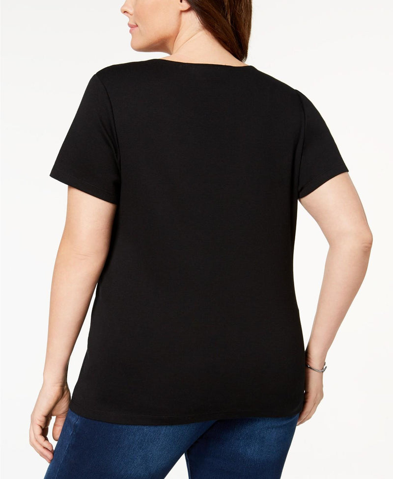 Karen Scott T-Shirt Top  size: 1X