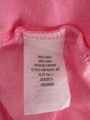 Gymboree Girl sz M Pink Cotton Graphic Crew Neck Long Sleeve T-Shirt Top