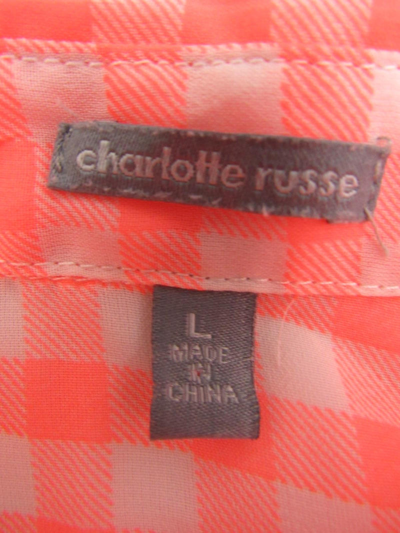 Charlotte Russe Button Down Shirt Top
