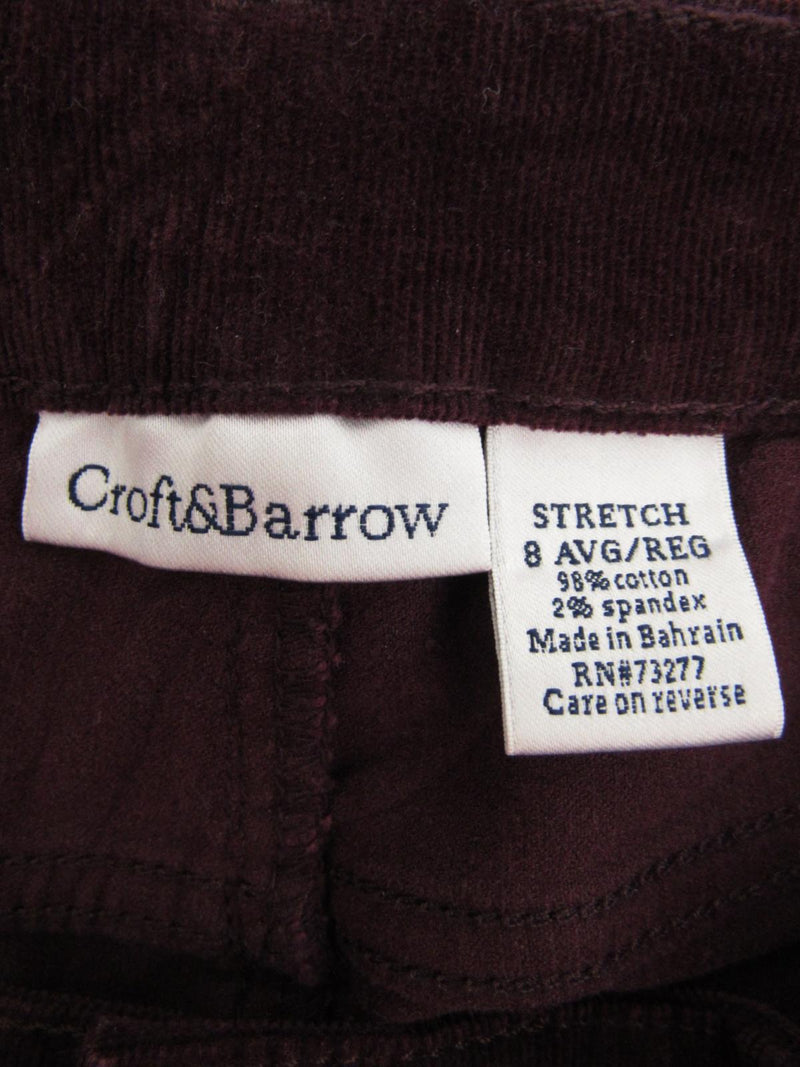 Croft & Barrow Corduroy Pants