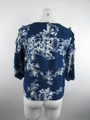 Vintage America Blues Blouse Top