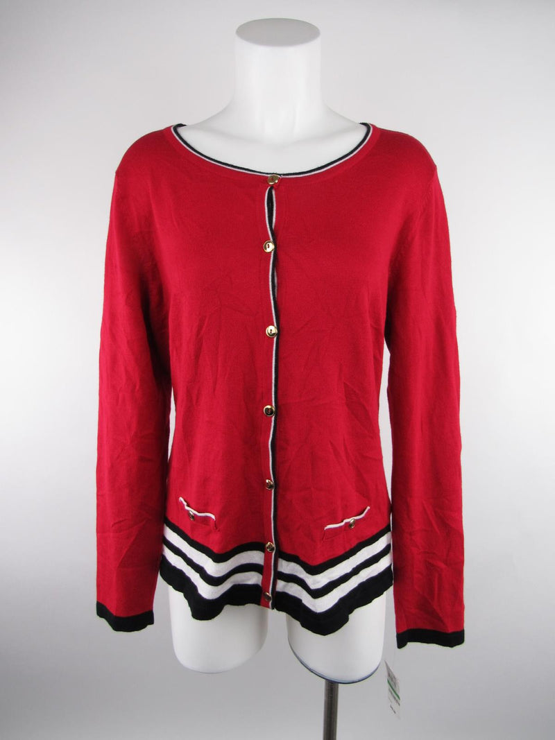 Karen Scott Cardigan Sweater size: L