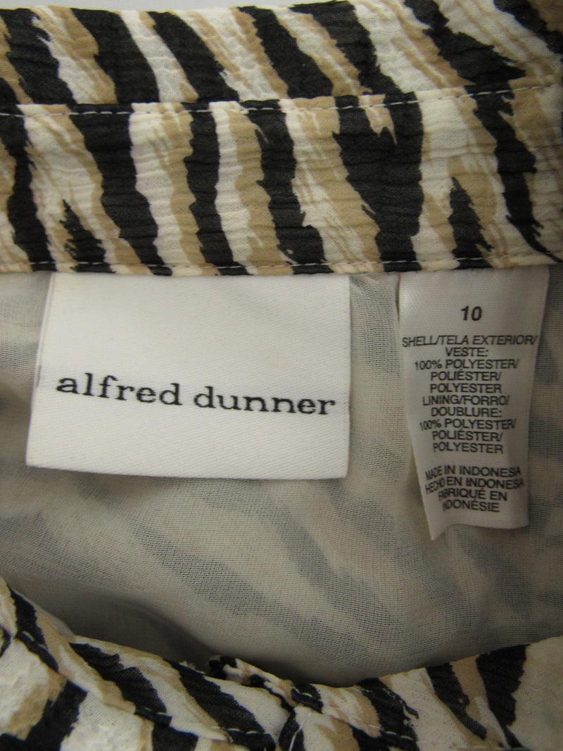 Alfred Dunner Button Down Shirt Top