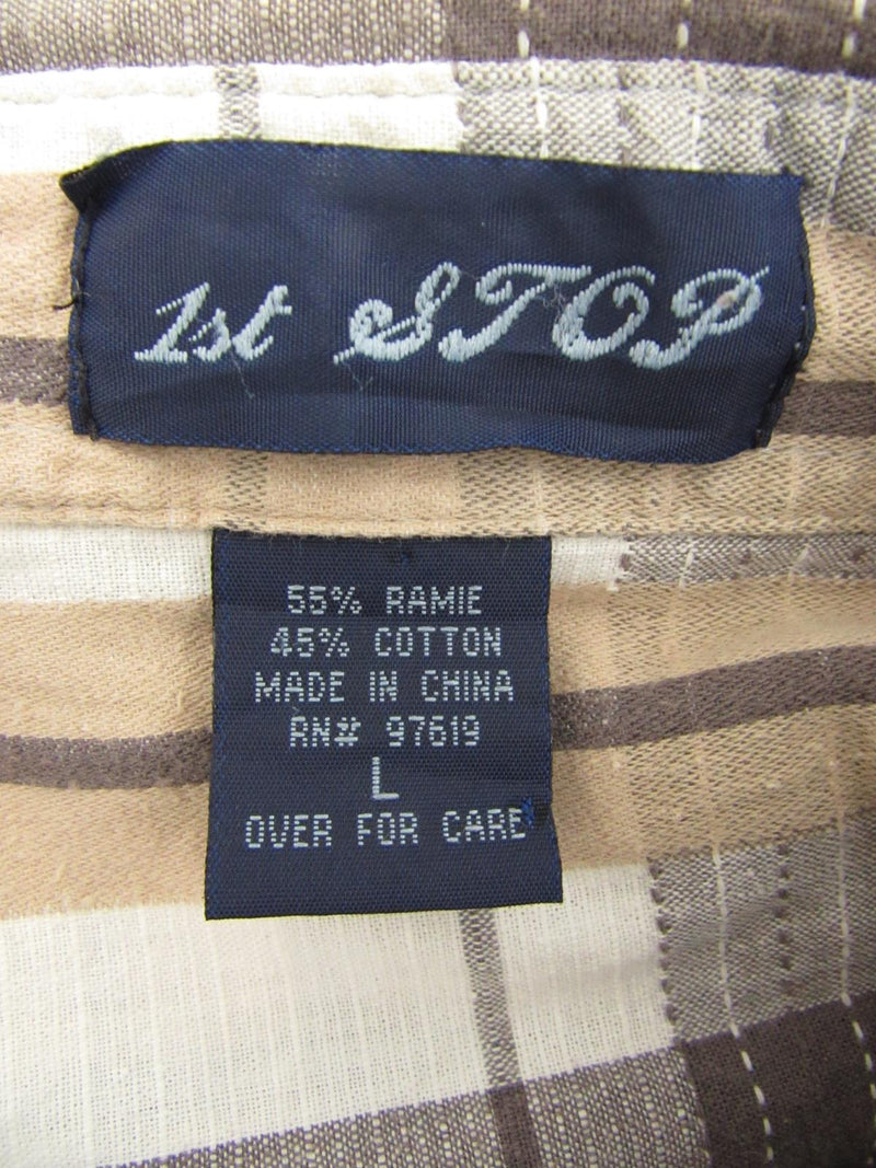 1st Stop Button-Front Shirt
