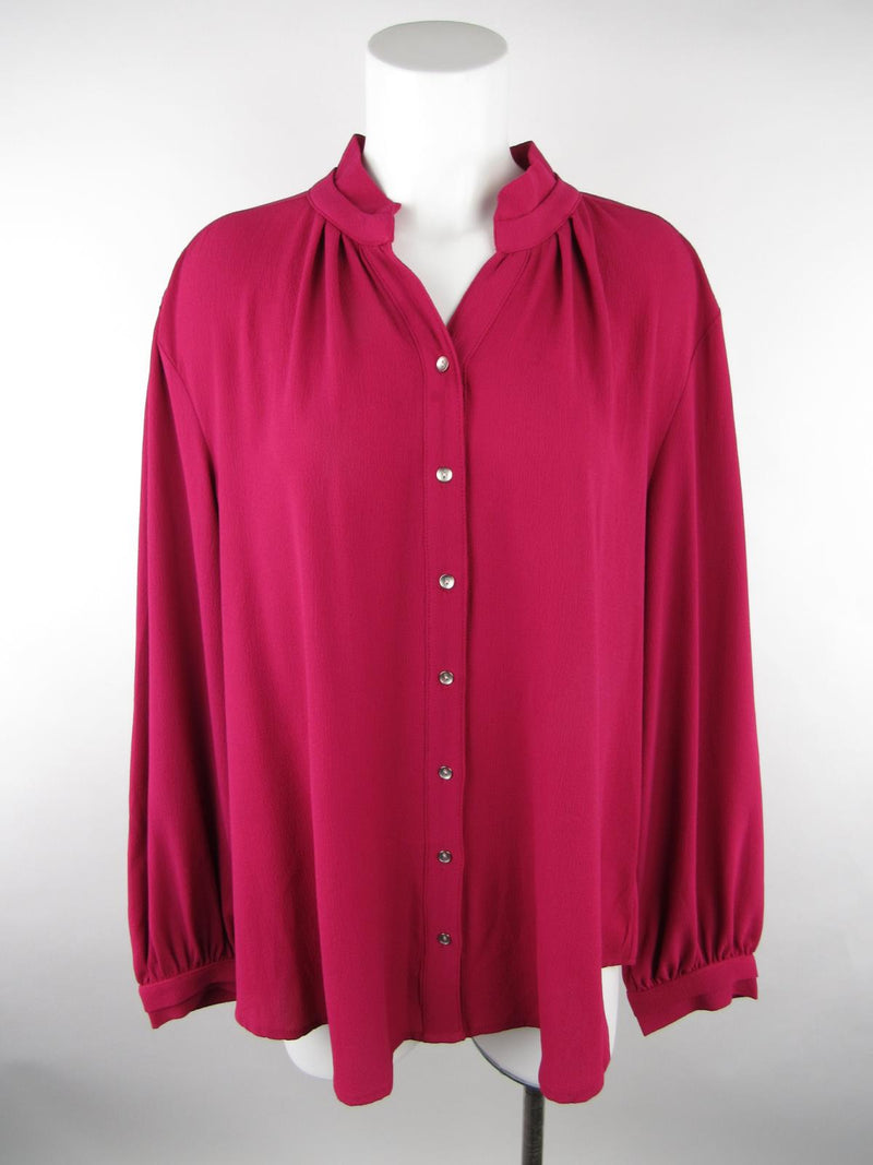 N Touch Button Down Shirt Top